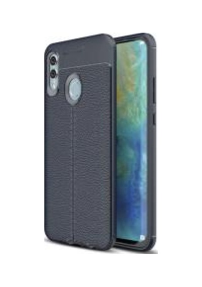 Huawei P Smart 2019 Kılıf Zore Niss Deri Desenli Silikon Kılıf