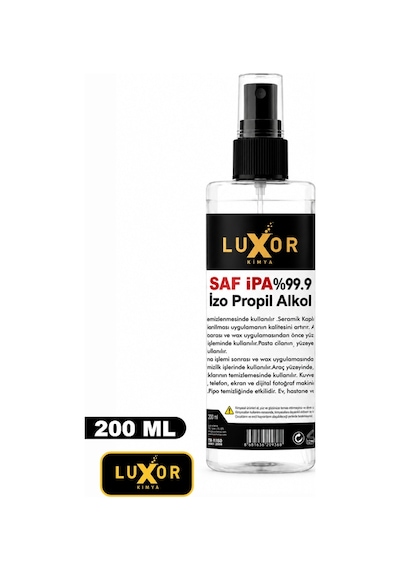 Luxor Kimya %99.9 Başlıklı Saf Ipa 200 ML