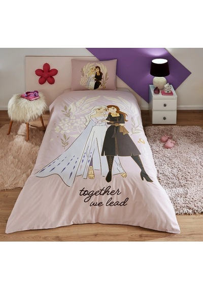 Özdilek Tek Kişilik Çocuk Nevresim Takımı-frozen Magical Pembe