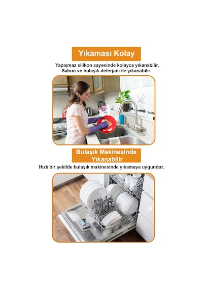 Airfryer Silikon Pişirme Kabı - Kırmızı - Tüm Airfryer'lara Uyumlu Silikon Kırmızı Diğer