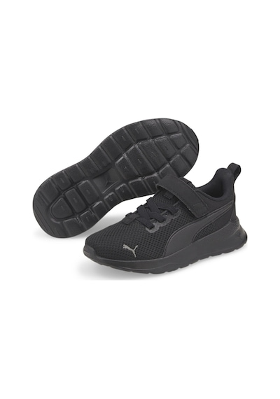 Puma Anzarun Lite Ac Siyah Erkek Çocuk Spor Ayakkabı 101346710 Gri - Siyah