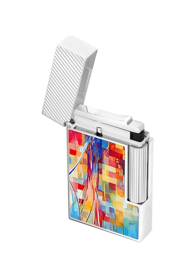 S.t. Dupont Ligne 2 Graffty Multicolor Çakmak C16024 Gri