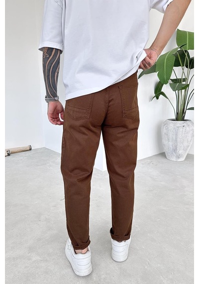 Kahverengi Basic Premium Regular Pantolon Kahverengi