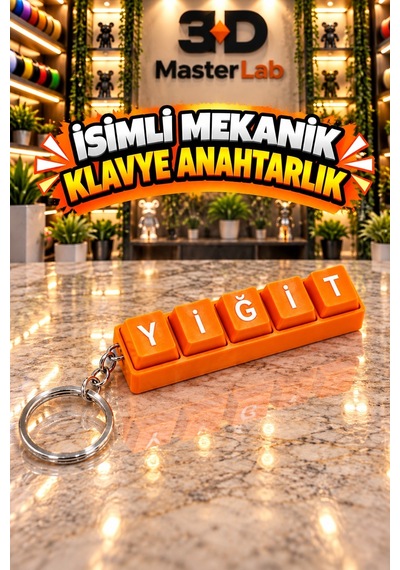 İsimli Mekanik Klavye Anahtarlık