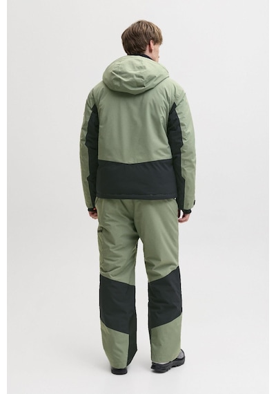 Jack & Jones Alpes Erkek Kayak Montu Su Geçirmez Rüzgar Geçirmez Aw25 Yeşil