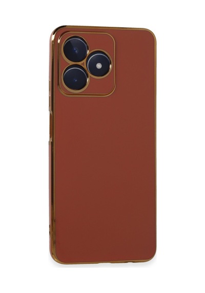 Realme C53 Uyumlu Kılıf Volet Silikon - Kırmızı