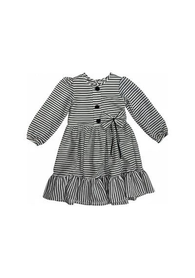 Fesshera Kids Kız Çocuk Elbise Kışlık Çizgili Fiyonklu Yaka Detaylı Uzun Kollu Fırfırlı Kışlık Elbise Beyaz Fesshera Kids Kız Çocuk Elbise Kışlık Çizgili Fiyonklu Yaka Detaylı Uzun Kollu Fırfırlı Kışlık Elbise Beyaz