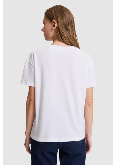 U.s. Polo Assn. Kadın Beyaz Tişört 50326032-vr013