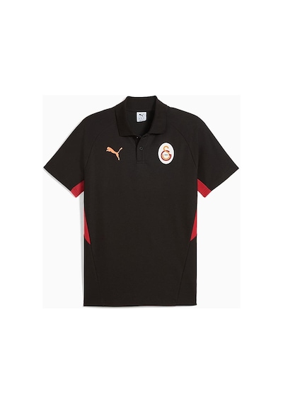 Puma Galatasaraygsk Evostrıpe Polo Erkek Polo T-shirt Siyah
