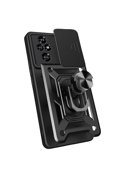 Nourthkiingdom Honor 200 Pro Uyumlu Kılıf Magnetik Standlı Kamera Korumalı Nrtk Sürgülü Vega Kapak-mavi Mavi