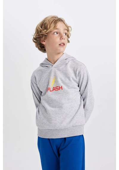 Defacto Erkek Çocuk The Flash Kapüşonlu Kalın Sweatshirt B3589A823WNGR210 Defacto Erkek Çocuk The Flash Kapüşonlu Kalın Sweatshirt B3589A823WNGR210