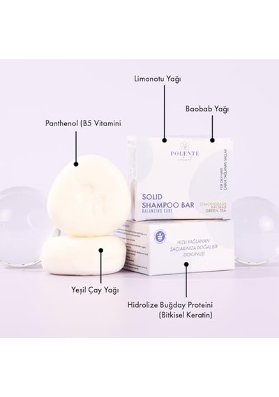 Dengeleyici Katı Şampuan/yağlı Saçlar 110 Gr