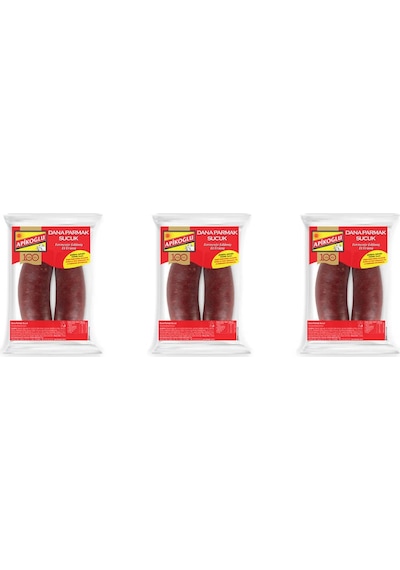 Dana Parmak Sucuk 200 Gr. Üçlü Paket Toplam 600 Gr.
