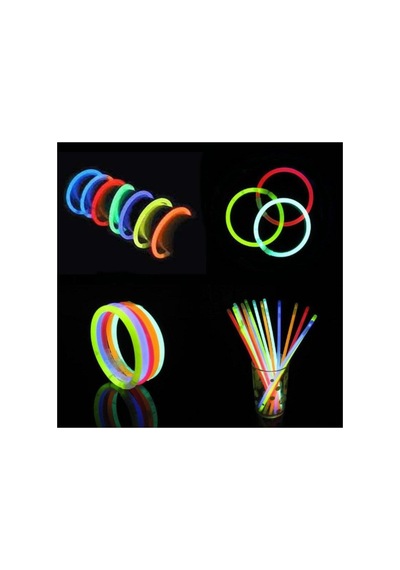 Glow Stick Fosforlu Neon Bileklik 5 Adet Diğer