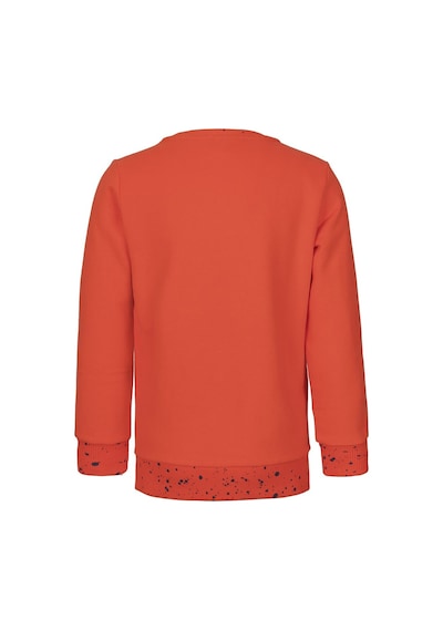 Brz Kids Neon Baskılı Erkek Çocuk Turuncu Sweatshirt-turuncu Turuncu