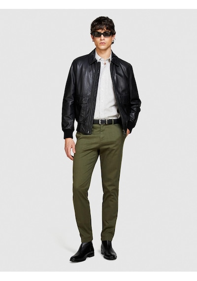Sisley Streç Pamuklu Kemer Delikli Slim Fit Denim Chino Pantolon Erkek Lacivert Pantolon - 324p4hjtsf03n Sisley Streç Pamuklu Kemer Delikli Slim Fit Denim Chino Pantolon Erkek Lacivert Pantolon - 324p4hjtsf03n