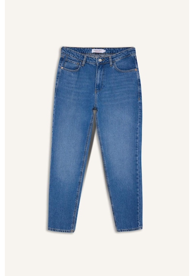 Defacto 90s Slim Fit Dar Paça Jean Yıkamalı Pantolon D8602ax26spnm28 Mavi-nm28