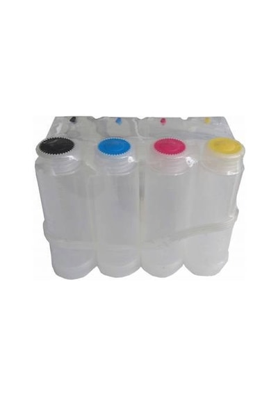 Dev Bitmeyen Kartuş Tankı 500ml 4 Renk Boş Yüksek Kapasiteli