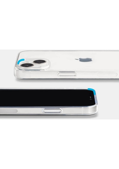 Fitcase Apple Uyumlu iPhone 15 Kılıf Kamera Korumalı Silikon Şeffaf Arka Kapak