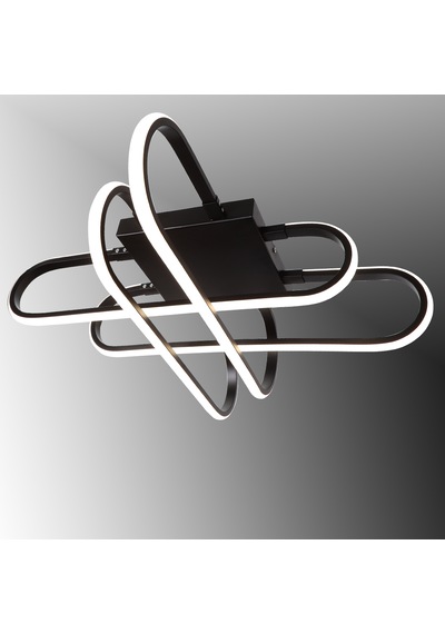 Tt338-sy Tt Ayd. Kasef Model Mat Siyah Sarı Işık Led Avize Siyah
