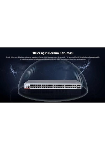 Ruıjıe 48port Rg-cs83-48gt4xs Gıgabıt 4-sfp 10gbe Yönetilebilir Swıtch