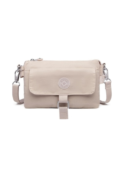 Smart Bags 1147 Krınkle Kumaş Postacı Çantası (Bej) Bej
