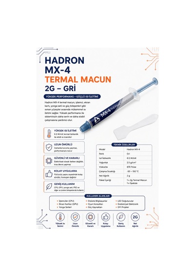 Hadron Mx-42 Termal Macun 2g - Gri