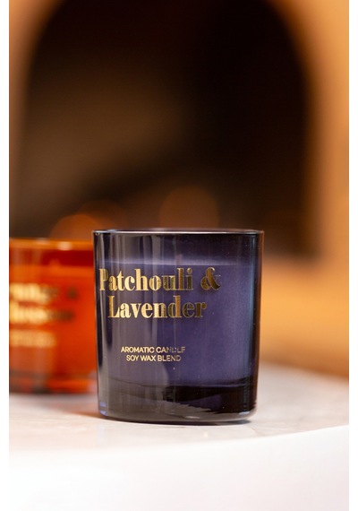 Glam Patchouli Kokulu 2'li Mum Seti Lacivert 120 Gr - 200 Gr Renkli