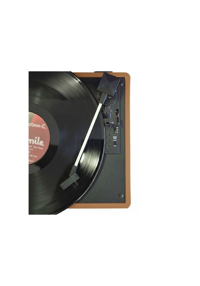 Record Master Rm-311 Kahverengi Renkli Pikap - Tüm Plaklar İle Uy