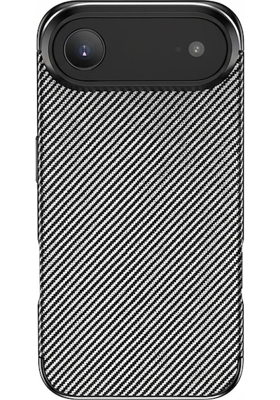 Apple Uyumlu iPhone 17 Air Kılıf Zore Negro Silikon Kapak Siyah