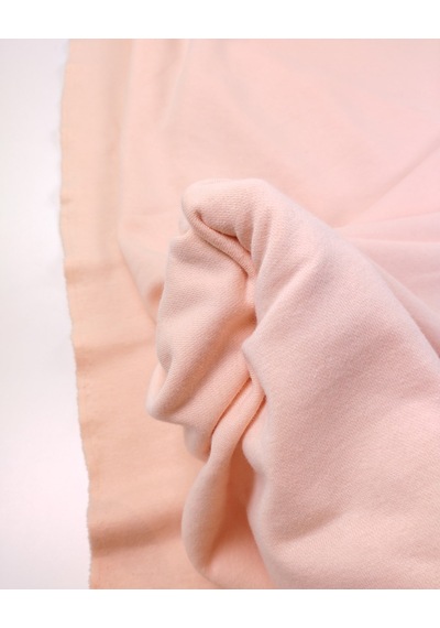 Somon Renkte Hafif Şardonlu İki İp Penye Kumaş Eşofmanlık & Sweatshirtlük En: 185cm-12375