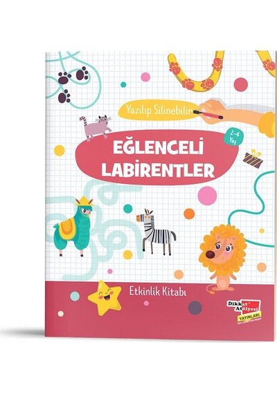 2-4 Yaş Yaz - Sil Eğlenceli Labirentler Etkinlik Kitabı 522395002