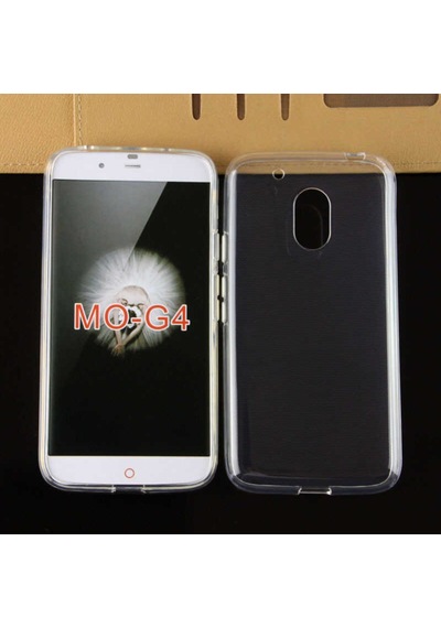 Lenovo Moto G4 Kılıf Zore Şeffaf Ince Ve Esnek Süper Silikon Renksiz
