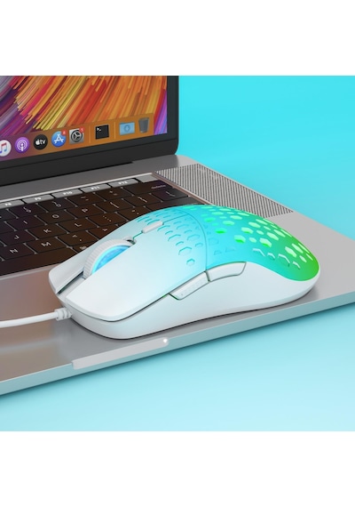 Aula S11 Pro 3600 DPI RGB Optik Oyuncu Mouse