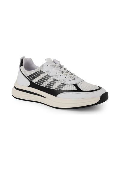 LBR H1135 Ea Nefes Alabilir Örme Triko Kumaşlı Bağcıklı Kalın Eva Taban Günlük Sneaker Beyaz-siyah LBR H1135 Ea Nefes Alabilir Örme Triko Kumaşlı Bağcıklı Kalın Eva Taban Günlük Sneaker Beyaz-siyah