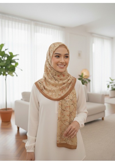 Eyfel Pamuklu Soft Özel Seri Şal Etnik & Çiçekli Desen, Orjinal, Tesettür Giyim, Yeni Koleksiyon Hardal - Kahve Eyfel Pamuklu Soft Özel Seri Şal Etnik & Çiçekli Desen, Orjinal, Tesettür Giyim, Yeni Koleksiyon Hardal - Kahve