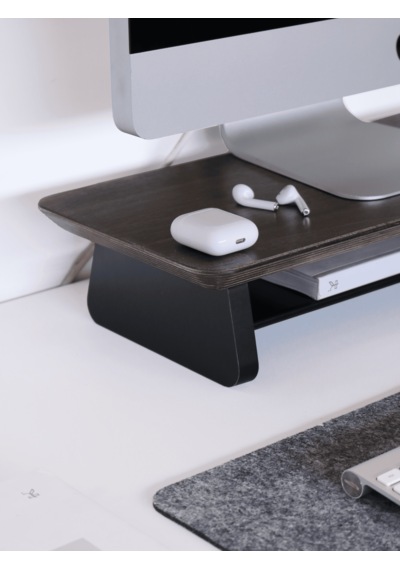 Küçük Monitör Standı Ceviz