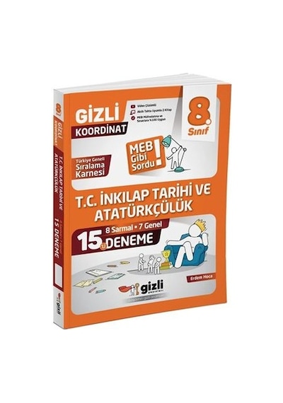 Gizli Yayınları 2026 8. Sınıf Lgs İnkılap Tarihi 15 Li Deneme - Meb Gibi Sordu