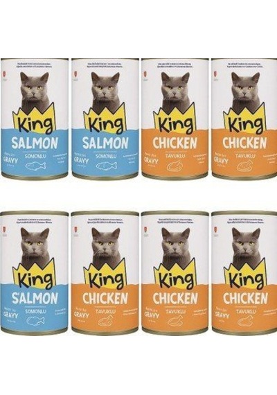 King Konserve Konserve 400gr. Mix 12li Kutu