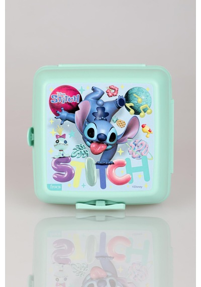 Dekomus İle Lisanslı Stıtch 2 Katlı Beslenme Kutusu / Lunch Box Çok Renkli