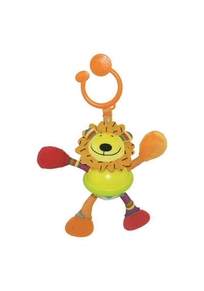 Biba Toys Çıngırak Ve Dişlikli Aslan Puset Oyuncağı