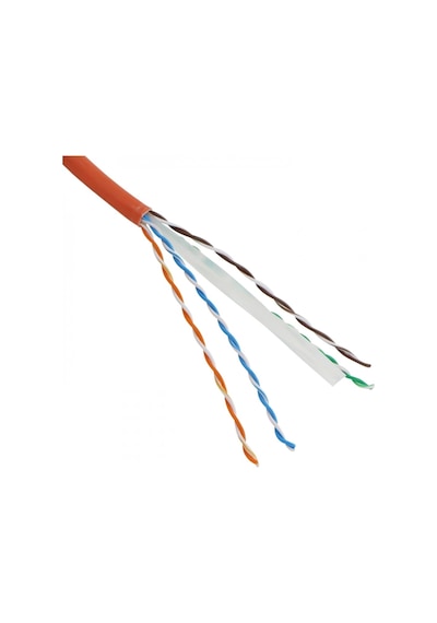 Cat6 Kablo 10 Metre Turuncu Jaksız