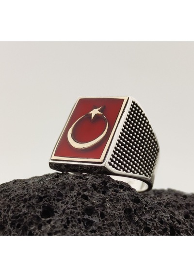 Fkgümüş 925 Ayar Gümüş Ayyıldız Yüzük