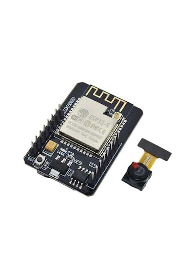 Esp32-cam Wifi Bluetooth Geliştirme Kartı + Ov2640 Kamera Modülü 2mp Çözünürlük Iot Akıllı Sistemler İçin Arduino Uyumlu