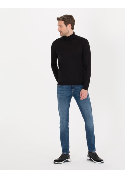 Pierre Cardin Erkek Siyah Triko Kazak 50257302-vr046 Siyah