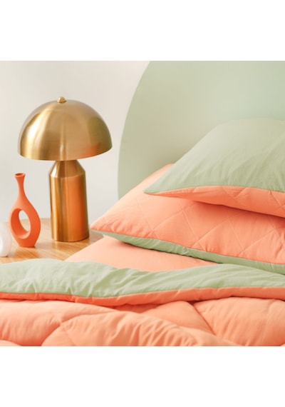 Karaca Home Smart Comfort Orange Çift Kişilik Yorgan Seti Turuncu