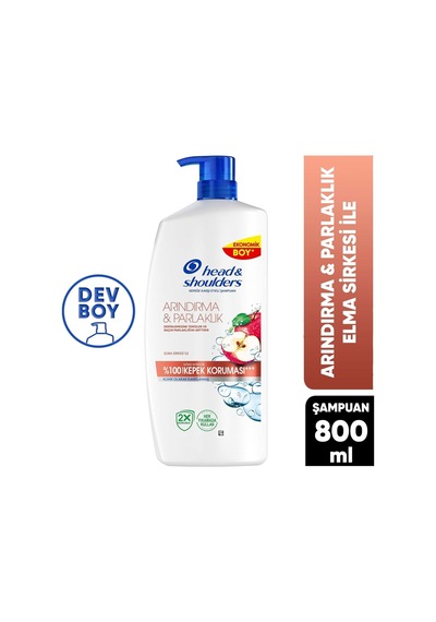 Head &amp Shoulders Arındırma Ve Parlaklık Kepeğe Karşı Etkili Şampuan 800ml