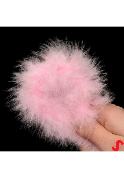 Pembe İnce 7 Gr Otriş Boa Tüy, 3,5 Cm X 2 Mt 1+
