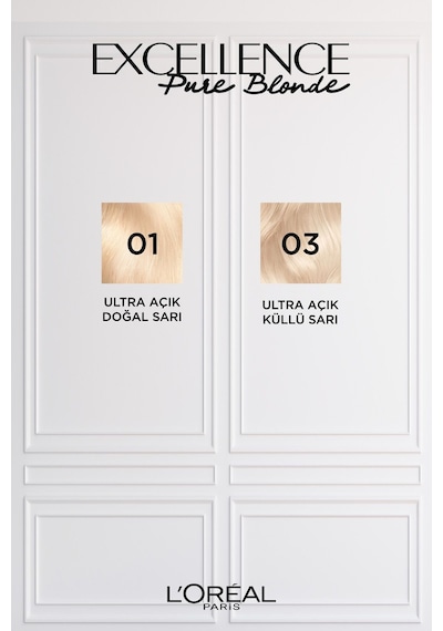 Excellence Creme Saç Boyası - 03 Ultra Açık Küllü Sarı