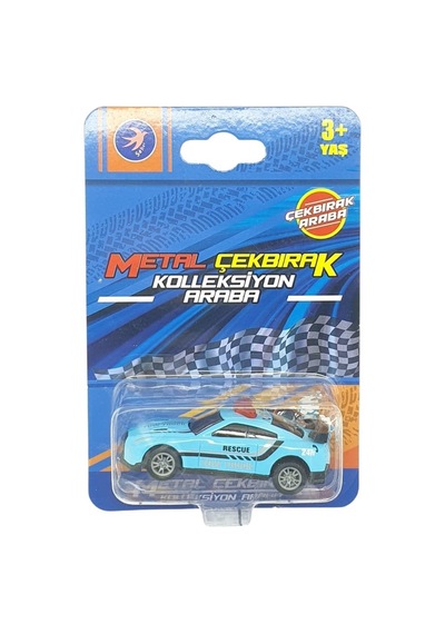 Çek Bırak Metal Küçük Arabalar 8 Cm - Sh40031 - Açık Mavi Mavi